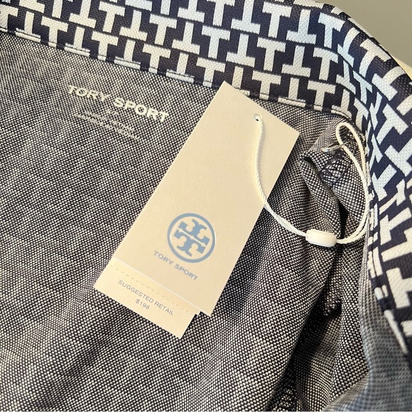 Tory Burch Sport JACQUARD COLOR BLOCK DRESS Tennis Golf SMALL NEW WITH TAGS - Picture 10 of 12